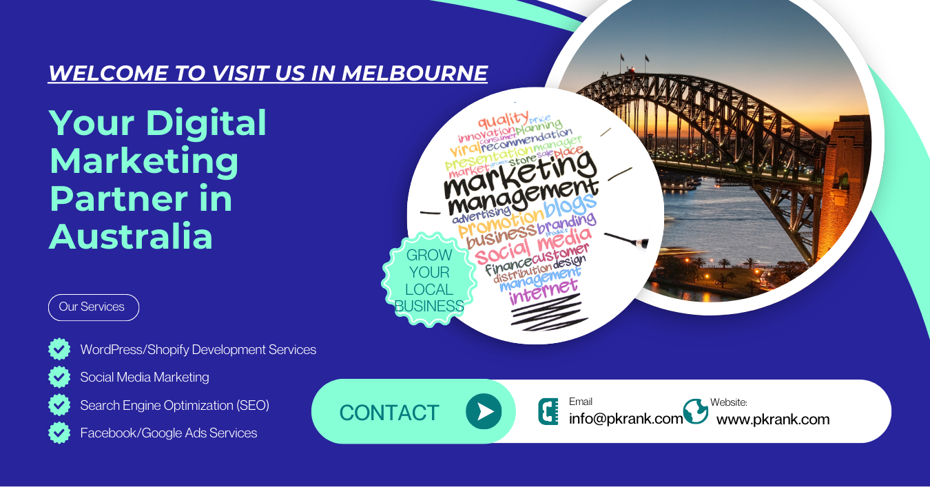welcome to visit us in Melbourne